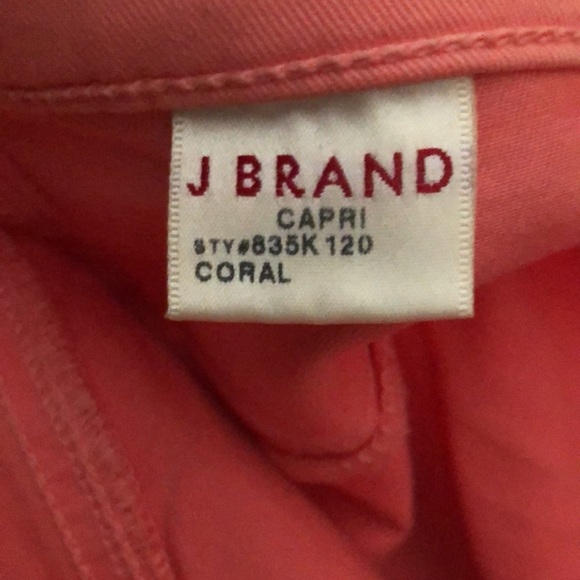 J Brand Coral Cropped Mid-rise Skinny Jeans - Picture 4 of 5